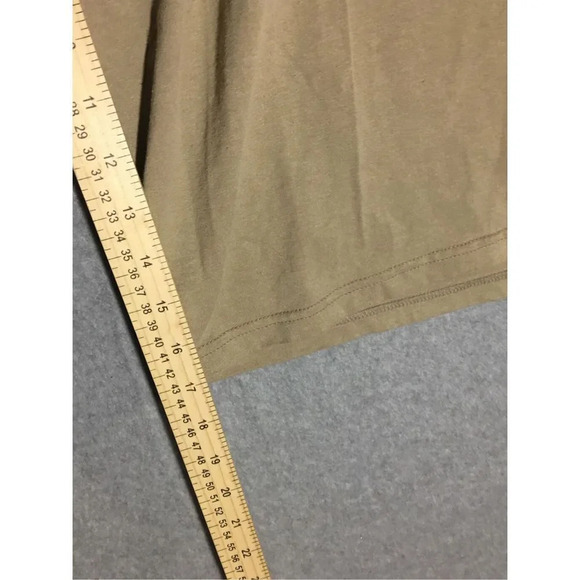 Mens Fruit of The Loom Shirt Size XL Smoky Mountains Tennessee Tan Cotton blend - Picture 3 of 3